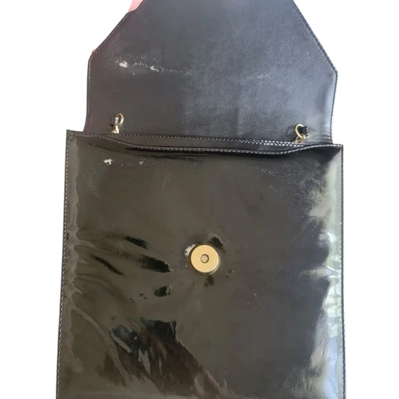 Very Rare Authentic Gucci Black Leather Shoulder Bag - Picture 4 of 9